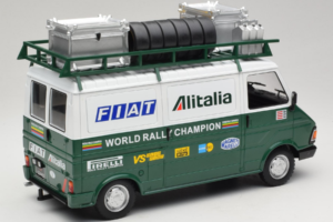 Fiat 242 Alitalia Rally Team Assistance With Trailer 1978 IXO 1:18 18CMC027WX Metalas - nuotrauka 3 iš 7
