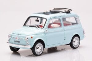 Fiat 500 Giardiniera Acquamarina Mėlynas Norev 1:18 187742 Metalas