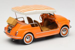 Fiat 500 Jolly Oranžinis Norev 1:18 187791 Metalas - nuotrauka 2 iš 6