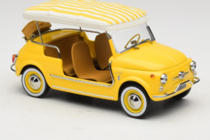 Fiat 500 Jolly Geltonas Norev 1:18 187790 Metalas - nuotrauka 4 iš 6