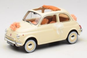 Fiat 500 L Dramblio Kaulo Wedding Gift Norev 1:18 187780 Metalas