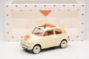 Fiat 500 L Dramblio Kaulo Wedding Gift Norev 1:18 187780 Metalas - nuotrauka 6 iš 6