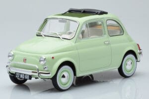 Fiat 500 L Šviesiai Žalias Norev 1:18 187773 Metalas