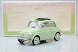 Fiat 500 L Šviesiai Žalias Norev 1:18 187773 Metalas - nuotrauka 6 iš 6