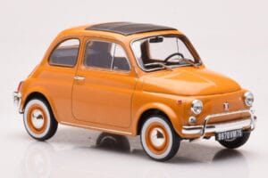 Fiat 500 L Pasitano Geltonas Norev 1:18 187775 Metalas - nuotrauka 4 iš 6