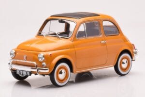 Fiat 500 L Pasitano Geltonas Norev 1:18 187775 Metalas