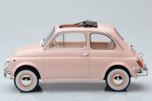 Fiat 500 L Rožinis Special Birth Pack Norev 1:18 187774 Metalas - nuotrauka 3 iš 6