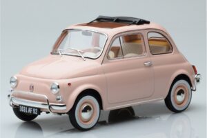 Fiat 500 L Rožinis Special Birth Pack Norev 1:18 187774 Metalas