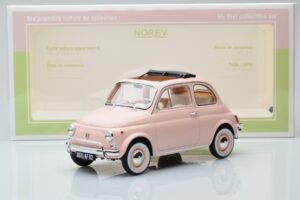 Fiat 500 L Rožinis Special Birth Pack Norev 1:18 187774 Metalas - nuotrauka 6 iš 6