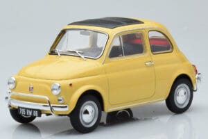 Fiat 500 L Tahiti Geltonas Norev 1:18 187772 Metalas