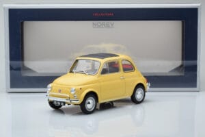 Fiat 500 L Tahiti Geltonas Norev 1:18 187772 Metalas - nuotrauka 6 iš 6