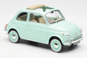 Fiat 500L Pastelinė Mėlyna Norev 1:18 187777 Metalas - nuotrauka 4 iš 6