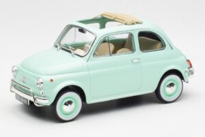 Fiat 500L Pastelinė Mėlyna Norev 1:18 187777 Metalas