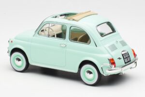 Fiat 500L Pastelinė Mėlyna Norev 1:18 187777 Metalas - nuotrauka 5 iš 6