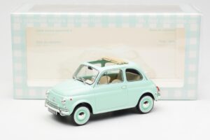 Fiat 500L Pastelinė Mėlyna Norev 1:18 187777 Metalas - nuotrauka 6 iš 6