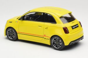 Abarth 500e Geltonas IXO 1:18 MCG18498 Metalas - nuotrauka 5 iš 6