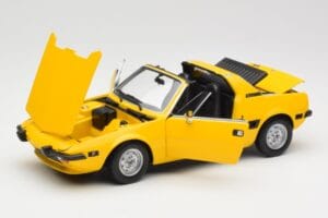 Fiat X1/9 Geltonas Minichamps 1:18 100121664 Metalas - nuotrauka 2 iš 8