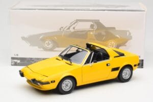Fiat X1/9 Geltonas Minichamps 1:18 100121664 Metalas - nuotrauka 8 iš 8