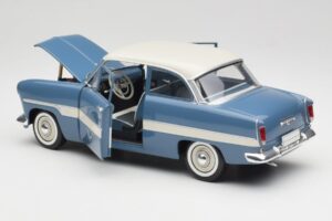 Ford Taunus 12M P2 Mėlynas Juostelės Revell 1:18 08880-M1 Metalas - nuotrauka 5 iš 8