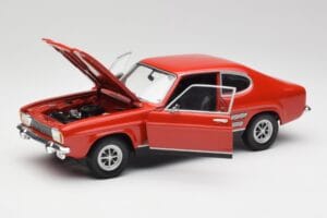 Ford Capri Mk1 1700 GT Raudonas Minichamps 1:18 180089001 Metalas - nuotrauka 2 iš 8