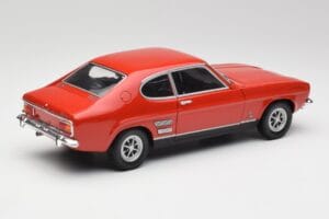 Ford Capri Mk1 1700 GT Raudonas Minichamps 1:18 180089001 Metalas - nuotrauka 3 iš 8