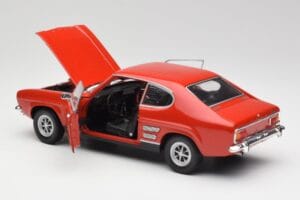 Ford Capri Mk1 1700 GT Raudonas Minichamps 1:18 180089001 Metalas - nuotrauka 5 iš 8