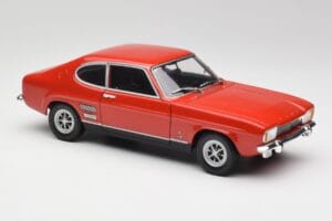 Ford Capri Mk1 1700 GT Raudonas Minichamps 1:18 180089001 Metalas - nuotrauka 6 iš 8