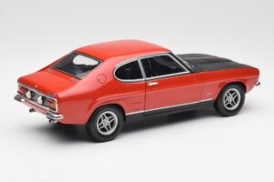 Ford Capri Mk1 2600 RS Raudona Juoda Minichamps 1:18 180089071 Metalas - nuotrauka 3 iš 8