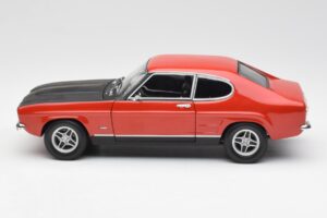 Ford Capri Mk1 2600 RS Raudona Juoda Minichamps 1:18 180089071 Metalas - nuotrauka 4 iš 8