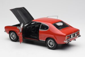 Ford Capri Mk1 2600 RS Raudona Juoda Minichamps 1:18 180089071 Metalas - nuotrauka 5 iš 8