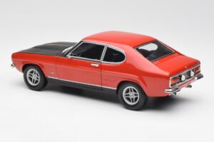 Ford Capri Mk1 2600 RS Raudona Juoda Minichamps 1:18 180089071 Metalas - nuotrauka 7 iš 8