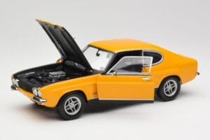 Ford Capri 2600 RS Signal Geltonas Su Juodu Minichamps 1:18 180089070 Metalas - nuotrauka 2 iš 8