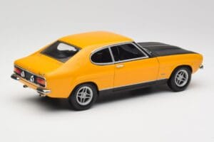 Ford Capri 2600 RS Signal Geltonas Su Juodu Minichamps 1:18 180089070 Metalas - nuotrauka 3 iš 8