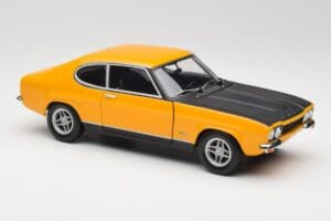 Ford Capri 2600 RS Signal Geltonas Su Juodu Minichamps 1:18 180089070 Metalas - nuotrauka 6 iš 8
