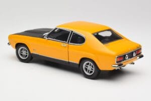 Ford Capri 2600 RS Signal Geltonas Su Juodu Minichamps 1:18 180089070 Metalas - nuotrauka 7 iš 8