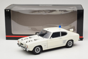 Ford Capri Autobahnpolizei Dusseldorf Minichamps 1:18 150089090 Metalas - nuotrauka 8 iš 8
