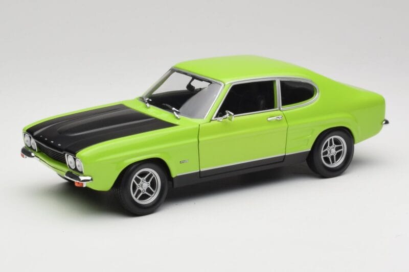 Ford Capri Mk1 RS 2600 Žalia & Juoda Minichamps 1:18 150089075 Metalas