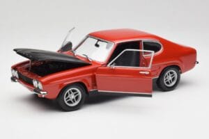 Ford Capri Mk1 RS 2600 Raudona & Juoda Minichamps 1:18 150089076 Metalas - nuotrauka 2 iš 8