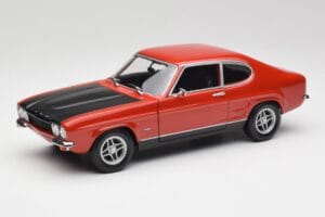 Ford Capri Mk1 RS 2600 Raudona & Juoda Minichamps 1:18 150089076 Metalas
