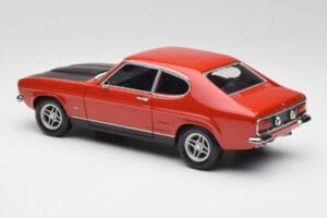 Ford Capri Mk1 RS 2600 Raudona & Juoda Minichamps 1:18 150089076 Metalas - nuotrauka 7 iš 8
