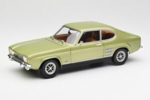 Ford Capri Mk1 Šviesiai Žalia Metallic Minichamps 1:18 18008900 Metalas