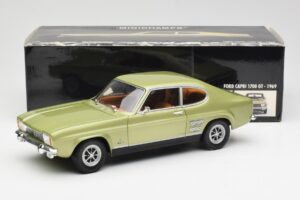 Ford Capri Mk1 Šviesiai Žalia Metallic Minichamps 1:18 18008900 Metalas - nuotrauka 8 iš 8