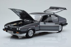 Ford Capri Mk3 2.8 Injection RHD Grafito Pilkas Norev 1:18 182725 Metalas - nuotrauka 2 iš 8