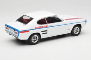 Ford Capri Mk1 GT Turbo Baltas MCG 1:18 MCG18539 Metalas - nuotrauka 2 iš 6