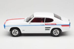 Ford Capri Mk1 GT Turbo Baltas MCG 1:18 MCG18539 Metalas - nuotrauka 3 iš 6