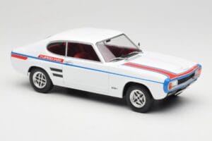 Ford Capri Mk1 GT Turbo Baltas MCG 1:18 MCG18539 Metalas - nuotrauka 4 iš 6