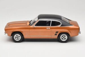 Ford Capri Mk1 GXL Brown Metallic MCG 1:18 MCG18537 Metalas - nuotrauka 3 iš 6
