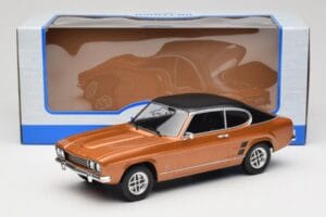 Ford Capri Mk1 GXL Brown Metallic MCG 1:18 MCG18537 Metalas - nuotrauka 6 iš 6