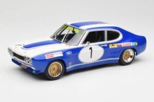 Ford Capri Mk1 RS 2600 #1 D. Glemser Ford Deutschland Winner Brno ETCC 1972 Minichamps 1:18 155728501 Metalas
