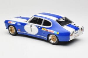 Ford Capri Mk1 RS 2600 #1 D. Glemser Ford Deutschland Winner Brno ETCC 1972 Minichamps 1:18 155728501 Metalas - nuotrauka 5 iš 6